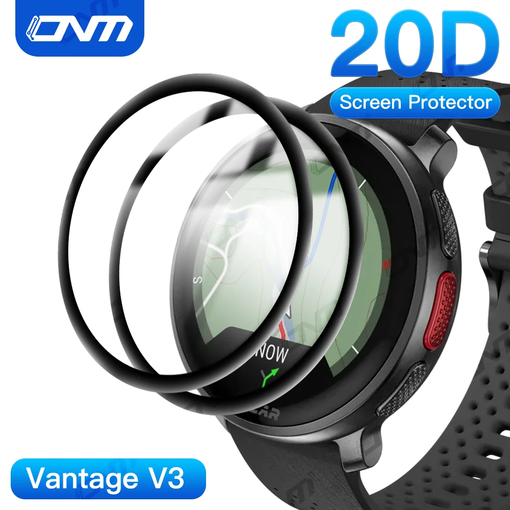 Pellicola Salvaschermo 20D Per Polar Vantage V3 Pellicola Antigraffio Per Vantage V3 Pellicola Protettiva Ultra-Hd A Copertura Totale (Non Vetro)