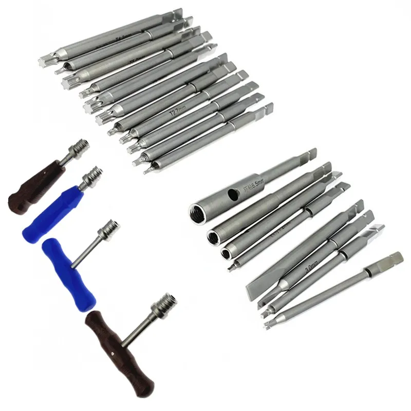 Bone Screw Driver Quick Coupling Handle Bone Screw Extractor Handle Hollow Mill For Removal Orthopedics Surgical Instrument