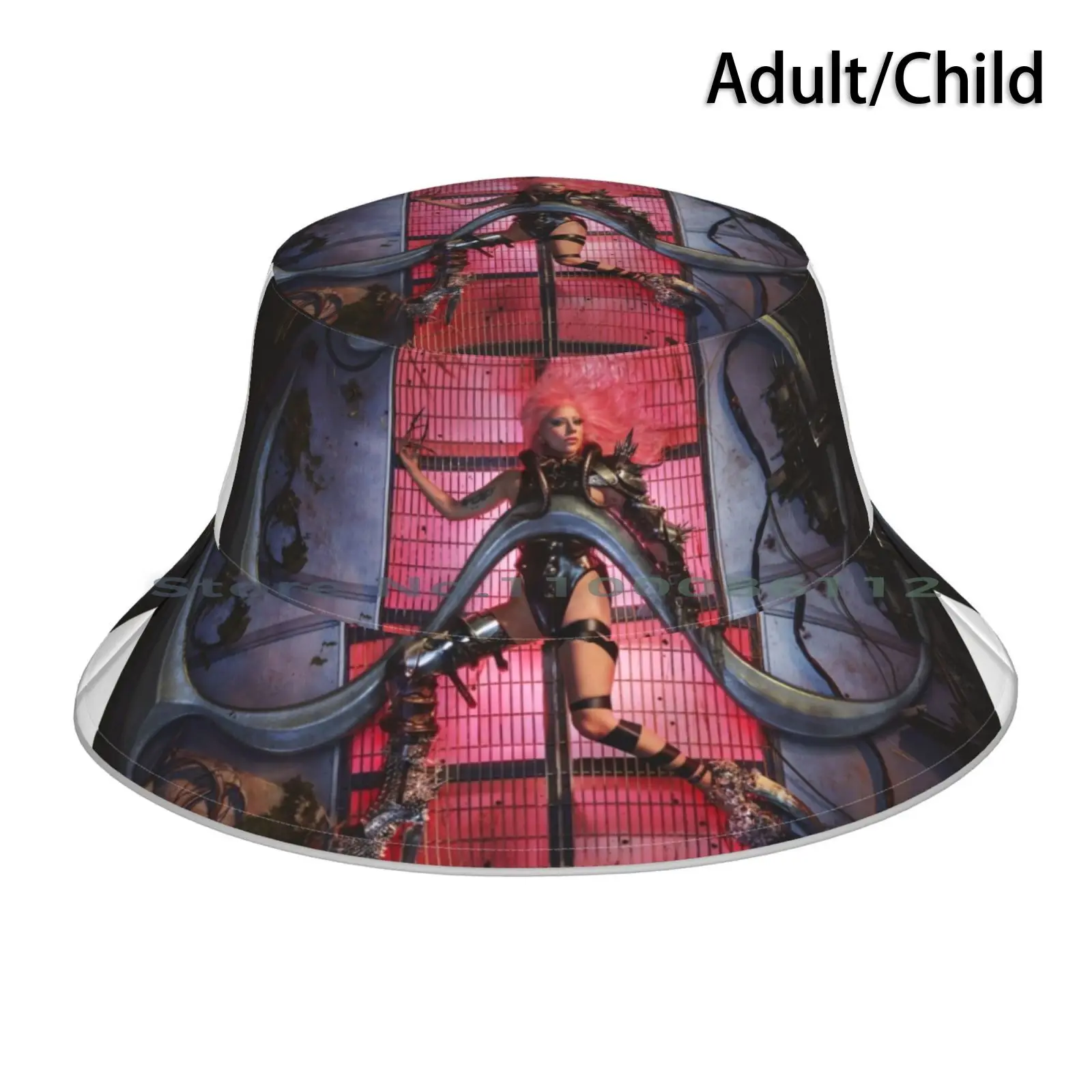 Cappello A Secchiello Chromatica Cappellino Da Sole Muto Amore Strano Amore Chromatica Chromatica Piccoli Mostri Alice Chromatica Alice Rain On Me