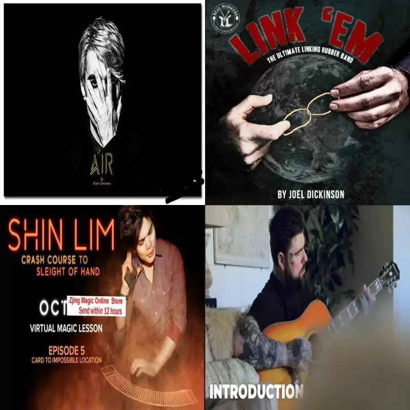 Link Em By Gioele Dickinson,Air By Tallas Simonov & Shin Lim,Crash Course Ep 5 By Shin Lim, Principio-Peter Turner-Trucchi Magici