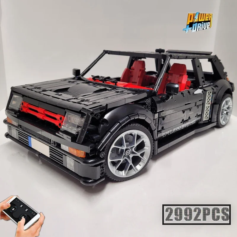 Nuovo Moc-115234 R5 Turbo Sports Supercar 2992Pcs Modello Buiding Kit Block Mattoni Autobloccanti Compleanno Collezione Natalizia Regalo