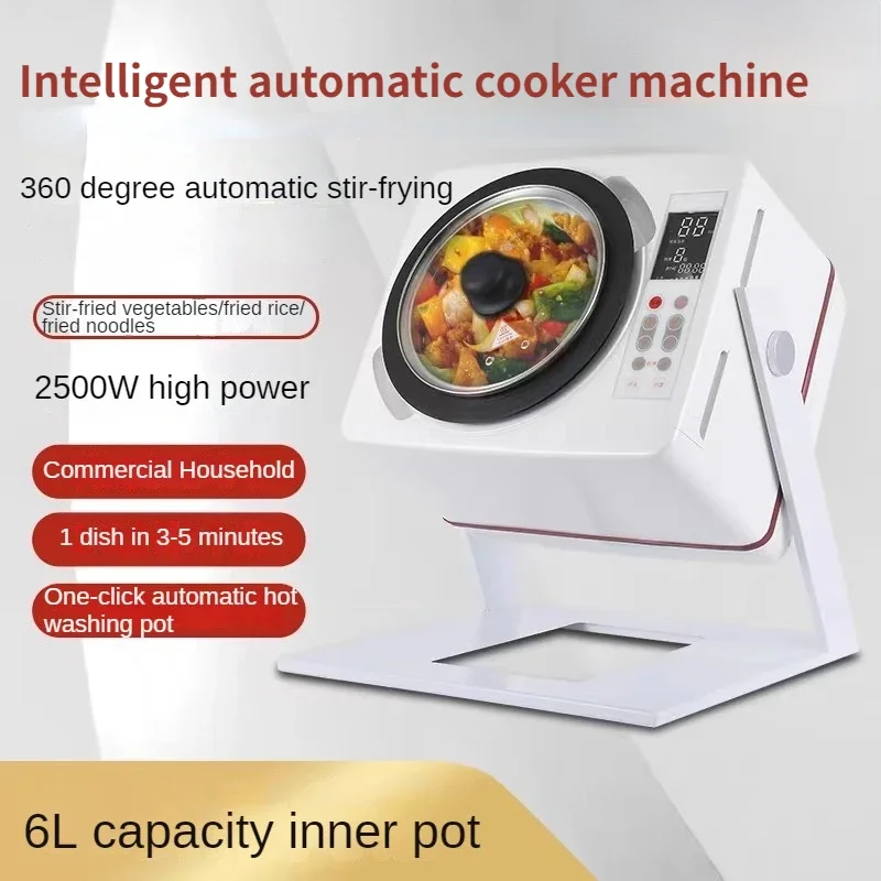 Macchina Per Friggere Automatica Domestica 2500W 6L Intelligent Fried Rice/Noodles Electerzenshipraperizensivabus Milwau10. 0 Robo De Cozinha Robot Da