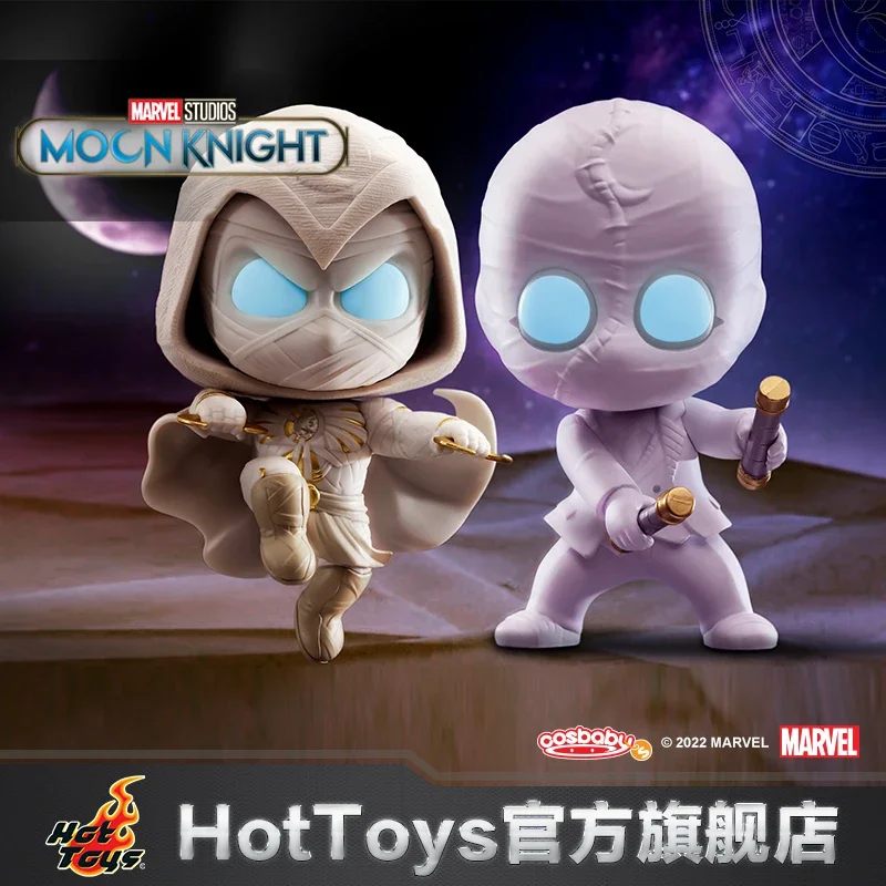 2024 New Hottoys Ht Moonlight Knight Moonlight Knight Mr. Cosbaby Mini Office Desktop Decoration Car Pendance Portachiavi Doll