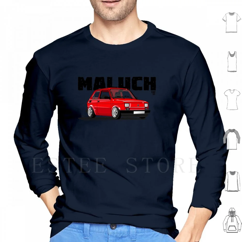 Fiat 126 Maluch Felpe Rosse Maluch Fiat 126 Posizione Polski Classic Cars Race Drift Carposter Alla Deriva