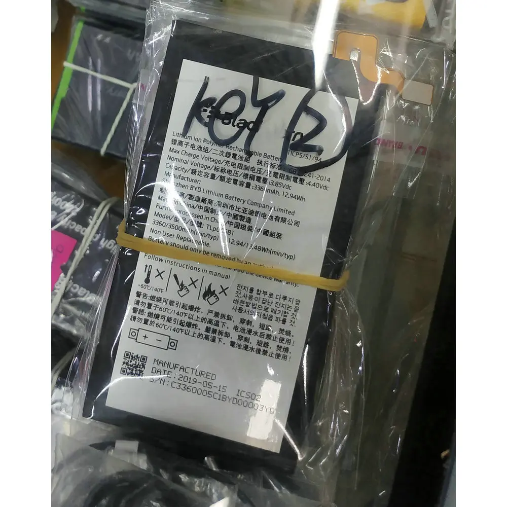Batteria Originale 3.8V 3500Mah Tlp035B1 Per Smartphone Blackberry Keytwo Key2