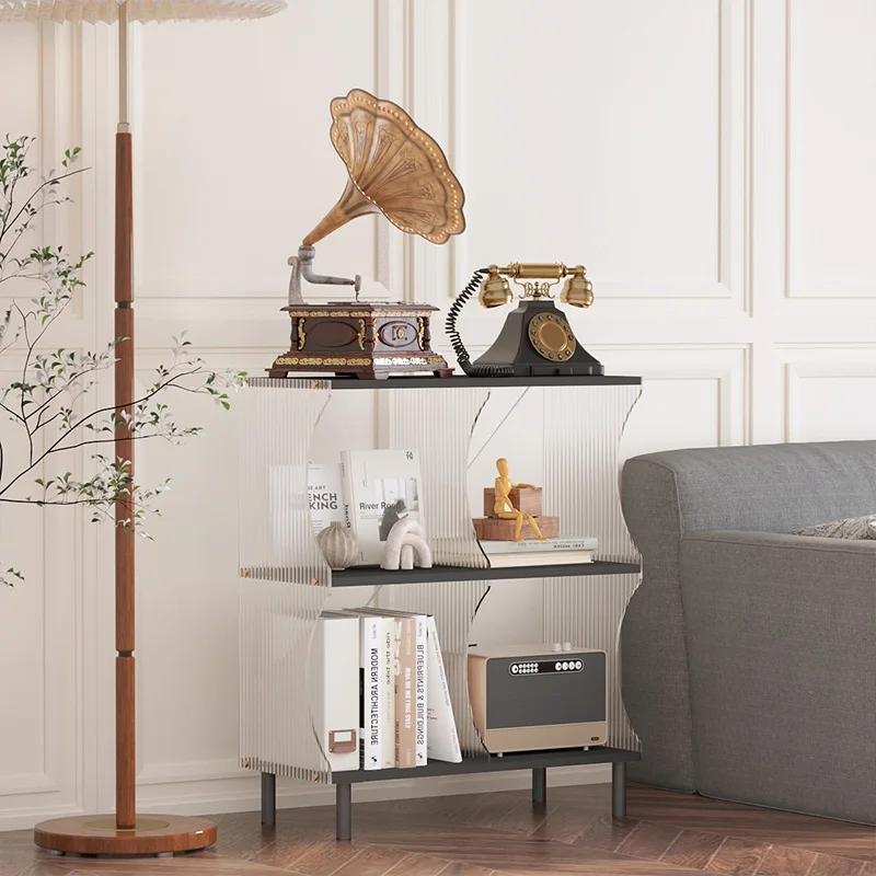 Vetrine Trasparenti Vintage Storage Magazine Vanity Cube Libri Divisore Libreria Scrivania Libreria Mobili Industriali