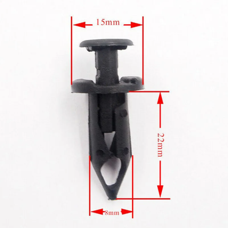 Accessori Rivet Clips Ricambi Auto Set Di Ricambio Parafango Per Auto Nero Per Polaris Sportsman Rangers Nylon