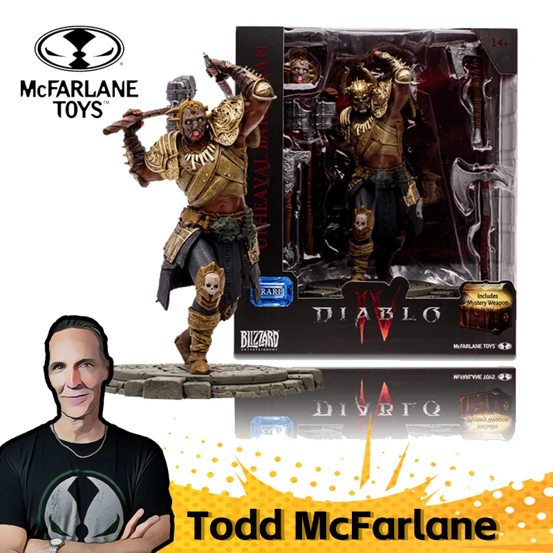 Mcfarlane Toys Tumfacal Barbarian: Rare (Diablo Iv) 1:12 Figura Posata