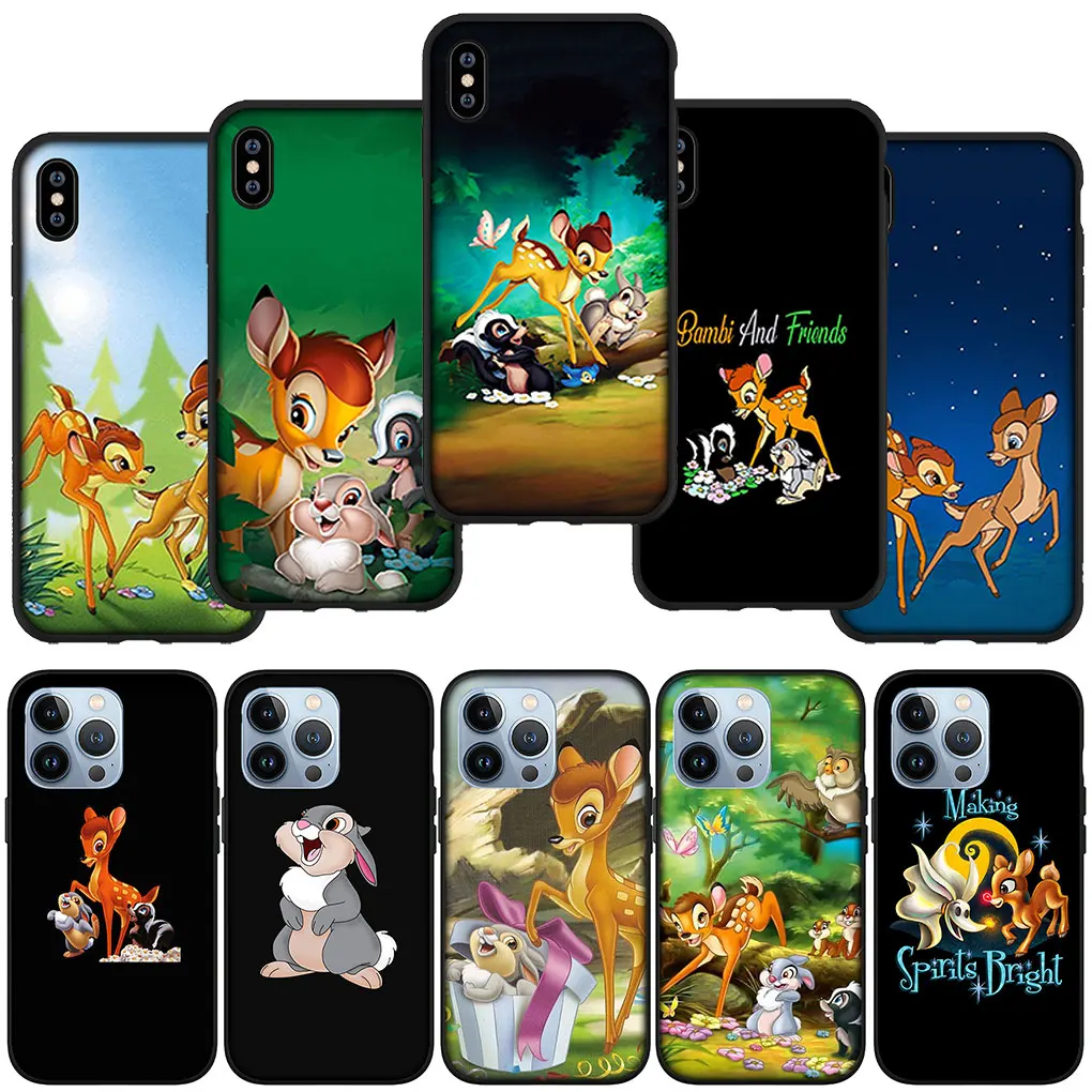 Custodia Per Telefono Thumper Rabbit Bambi Per Iphone 14 13 12 Mini 11 Pro Xs Max X Xr 6 7 8 6S Plus + Se Custodia Morbida