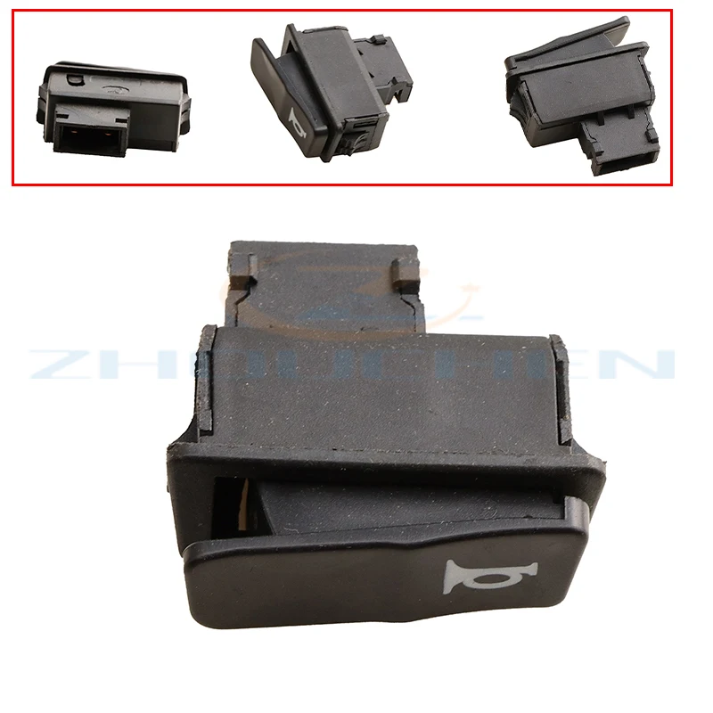 2-Pin Horn Switch Button (Large Size) For Scooter Moped Go-Kart Gy6 125 150 152Qmi 157Qmj