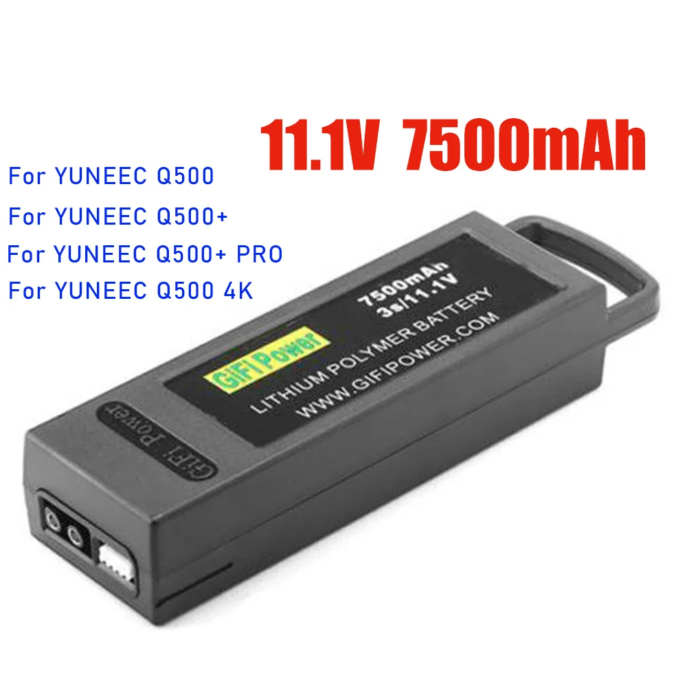 Aggiorna La Batteria Lipo 7500Mah 3S 11.1V Per Yuneec Q500 Q500 4K Pro Per Typhoon Rc Drone Quadcopter Polimeri Di Litio
