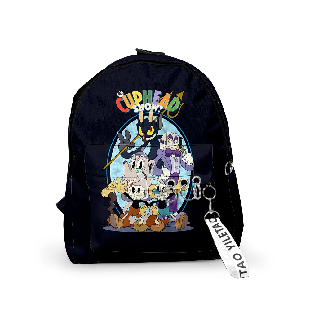 The Cuphead Show Anime 2023 Nuovo Zaino Zainetto Borsa Da Viaggio Stile Casual Harajuku Zaini Zaino Borse Unisex