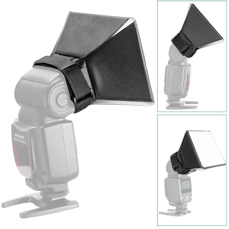 10X13Cm Mini Diffusore Softbox Per Dslr Flash Speedlight Speed Light Fotografia Portatile Flash Softbox Diffusore