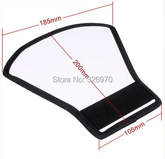 Flash Diffusore Softbox Argento/Riflettore Bianco Per Canon Nikon Pentax Sunpak Ds