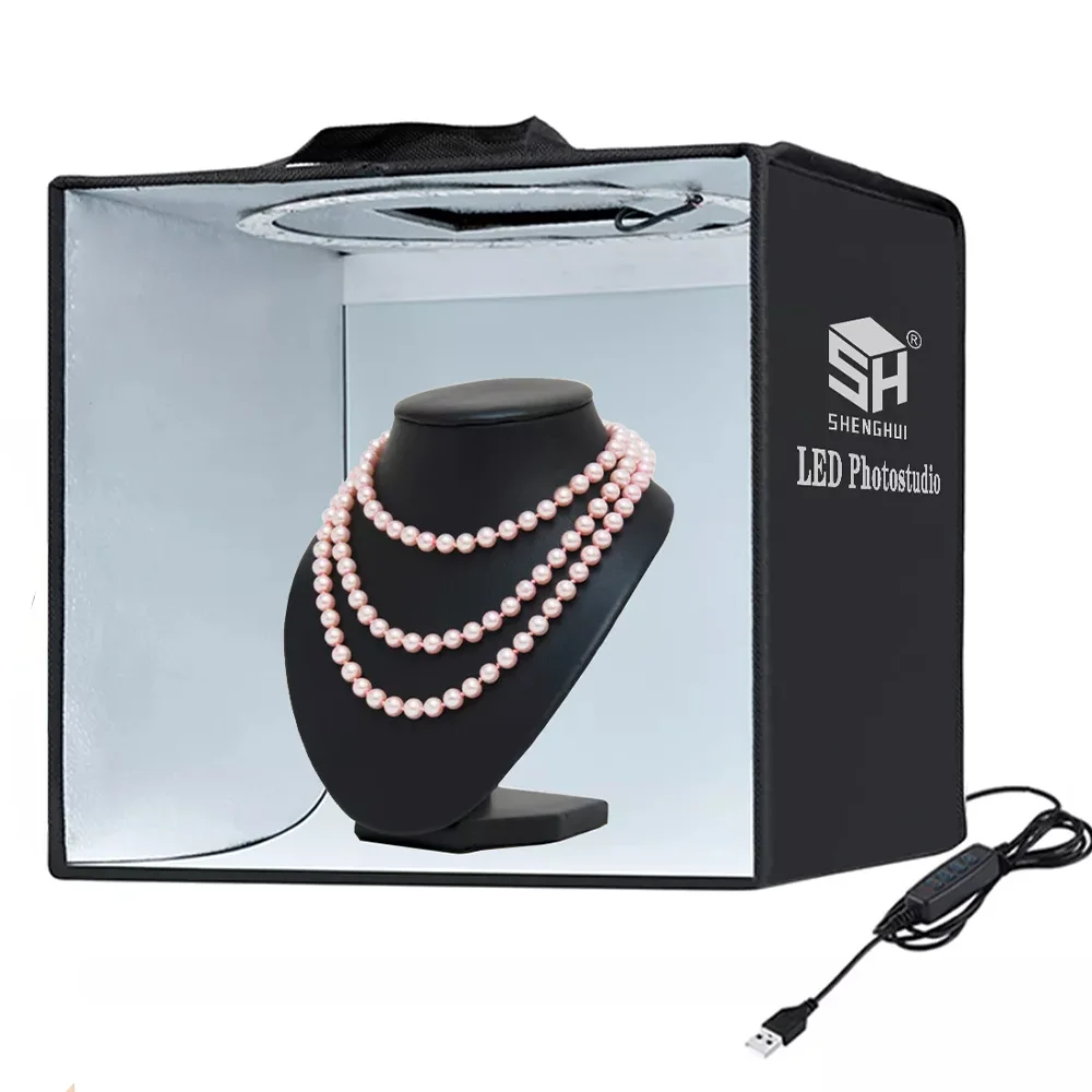 30Cm/40Cm Da Tavolo Photo Studio Softbox Photography Lightbox Con 6Pc Color Sfondi Light Box Soft Shooting Tent Box