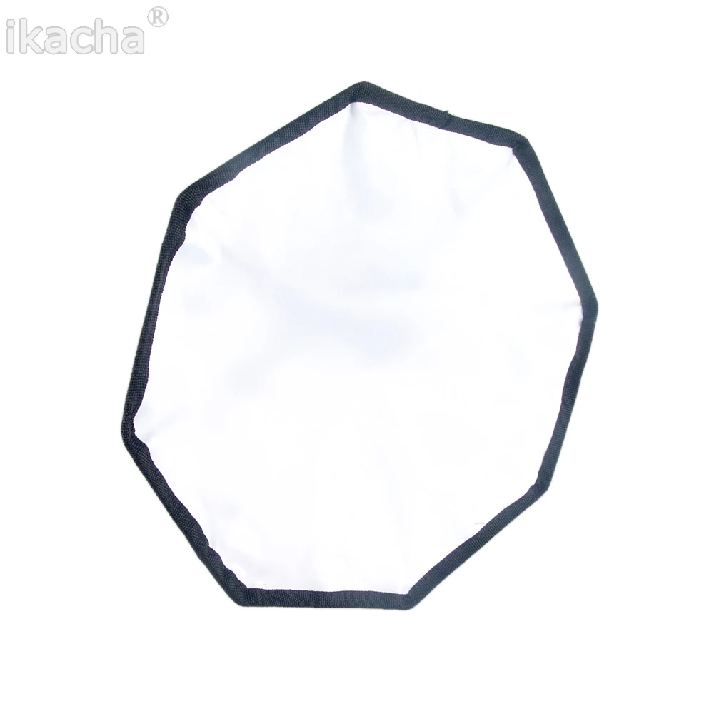 30 Cm/11.8 "Pieghevole Octagon Flash Speedlite Softbox Diffusore Photo Studio Accessori Per Canon Nikon Sony