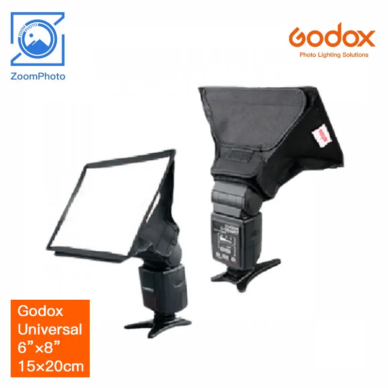 Softbox Universale 6 "X 8"/15X20Cm Godox Per Nikon Canon Camera Flash Photo Studio