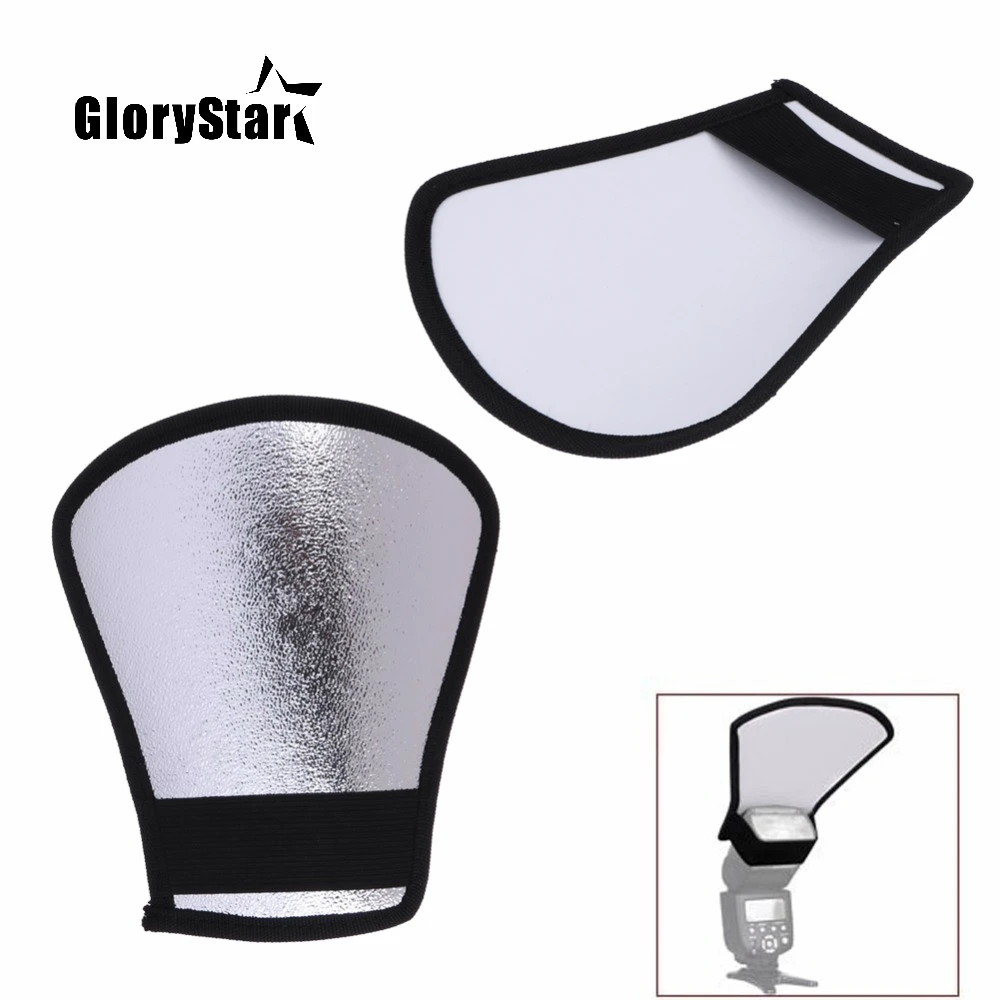 Argento Bianco Macchina Fotografica Flash Diffusore Softbox Photo Riflettore Di Luce Per Canon Canon Sony Minolta Nikon Tumax Telecamere 11*18*20 Cent