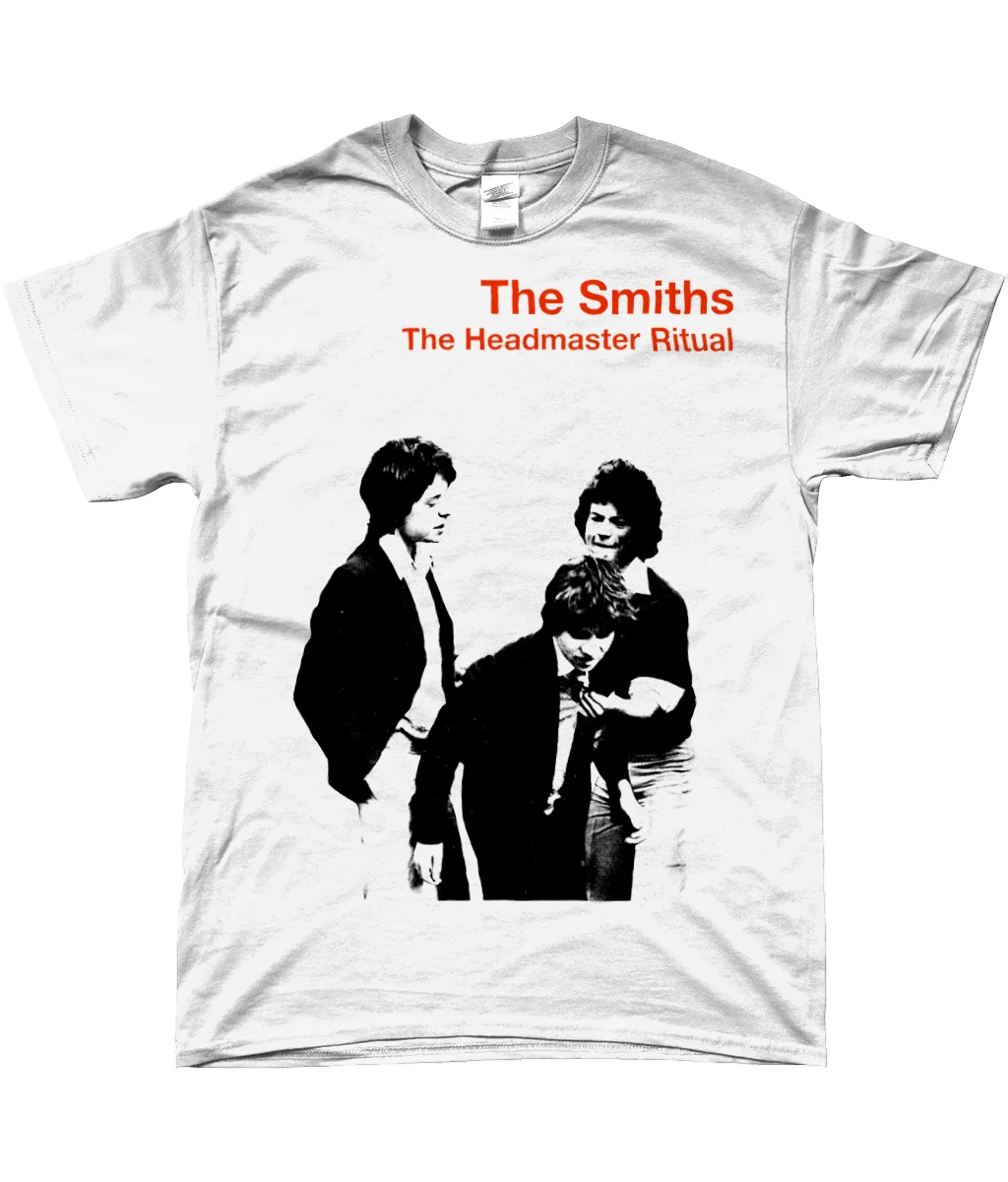 The Smiths - The Headmaster Ritual-Maglietta Originale-Morrihandmade T-Shirt In Cotone A Maniche Corte Semplice Top Tee