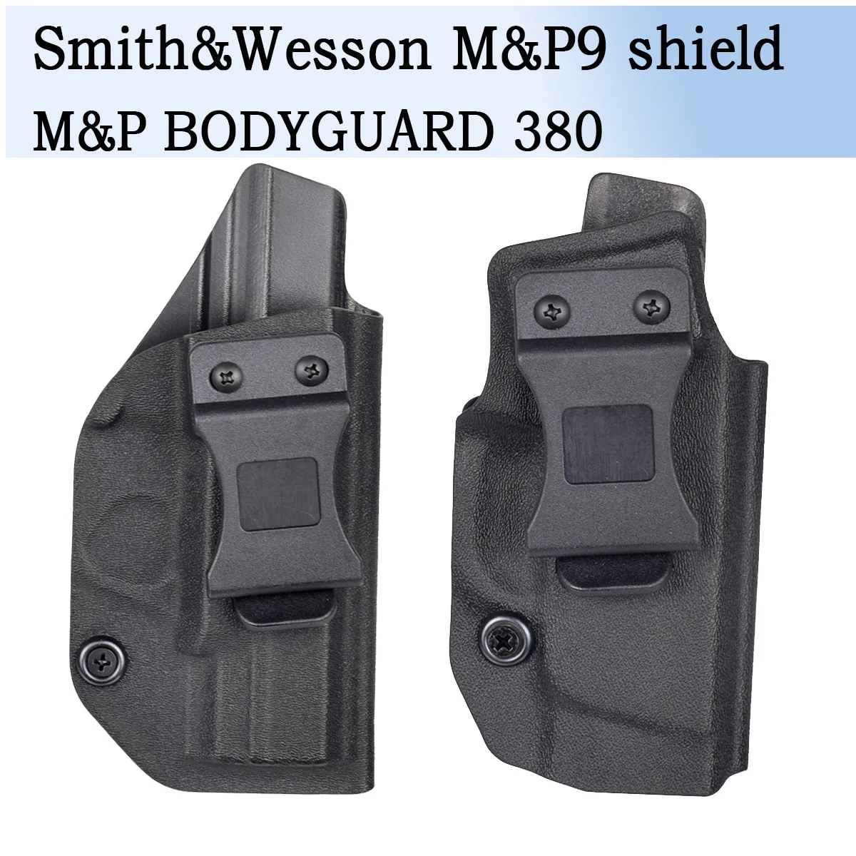 Iwb Kydex Holster Custom Smith Wesson M P9 Shield Bodyguard 380 All'Interno Della Cintura Nascosta Accessori Per La Caccia
