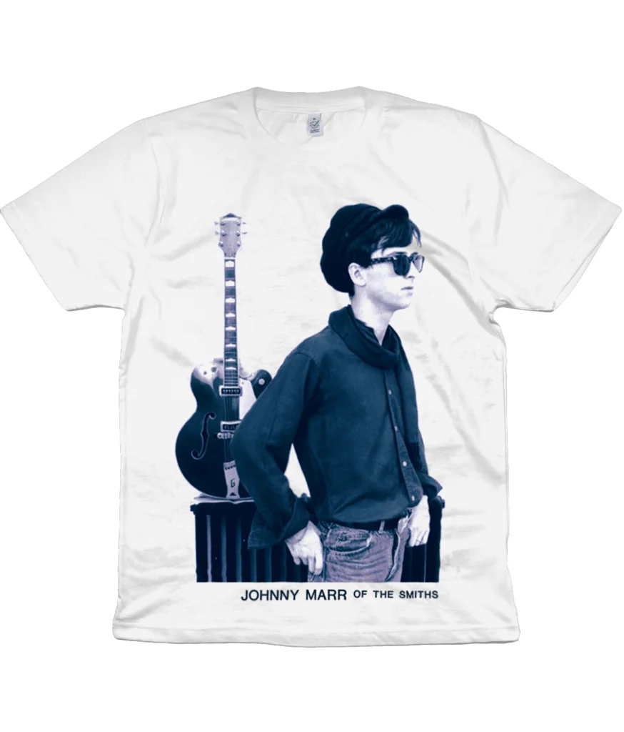 The Smith-Johnny Marr-1984-Maglietta Bianca-Biologica-Morrifondo Unisex Più Dimensioni E Colori