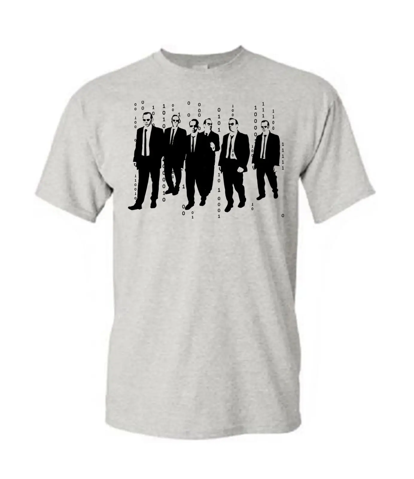 Serbatoio Cani T-Shirt Agente Smith Matrix Crossover Vintage Tarantino Classic