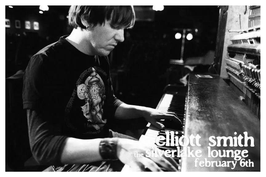 Elliott Smith Live The Silverlake Lounge Incredibile Immagine Wall Sticker Silk Poster Art Light Canvas Home Decoration