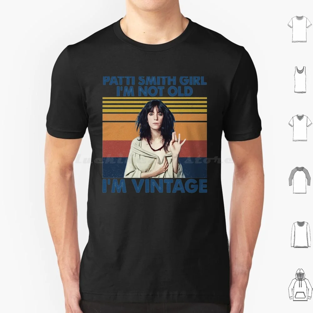 Camicia Retrò Patti Smith T Shirt Uomo Donna Bambini 6Xl Patti Smith Punk 70S Musica New York Vintage Patti Horses Retro 80S Poetry