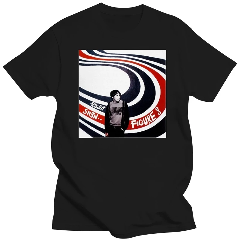 Cool T-Shirt Designs Best Seller Men Elliott Smith Figure 8 Magliette Da Uomo Design Girocollo