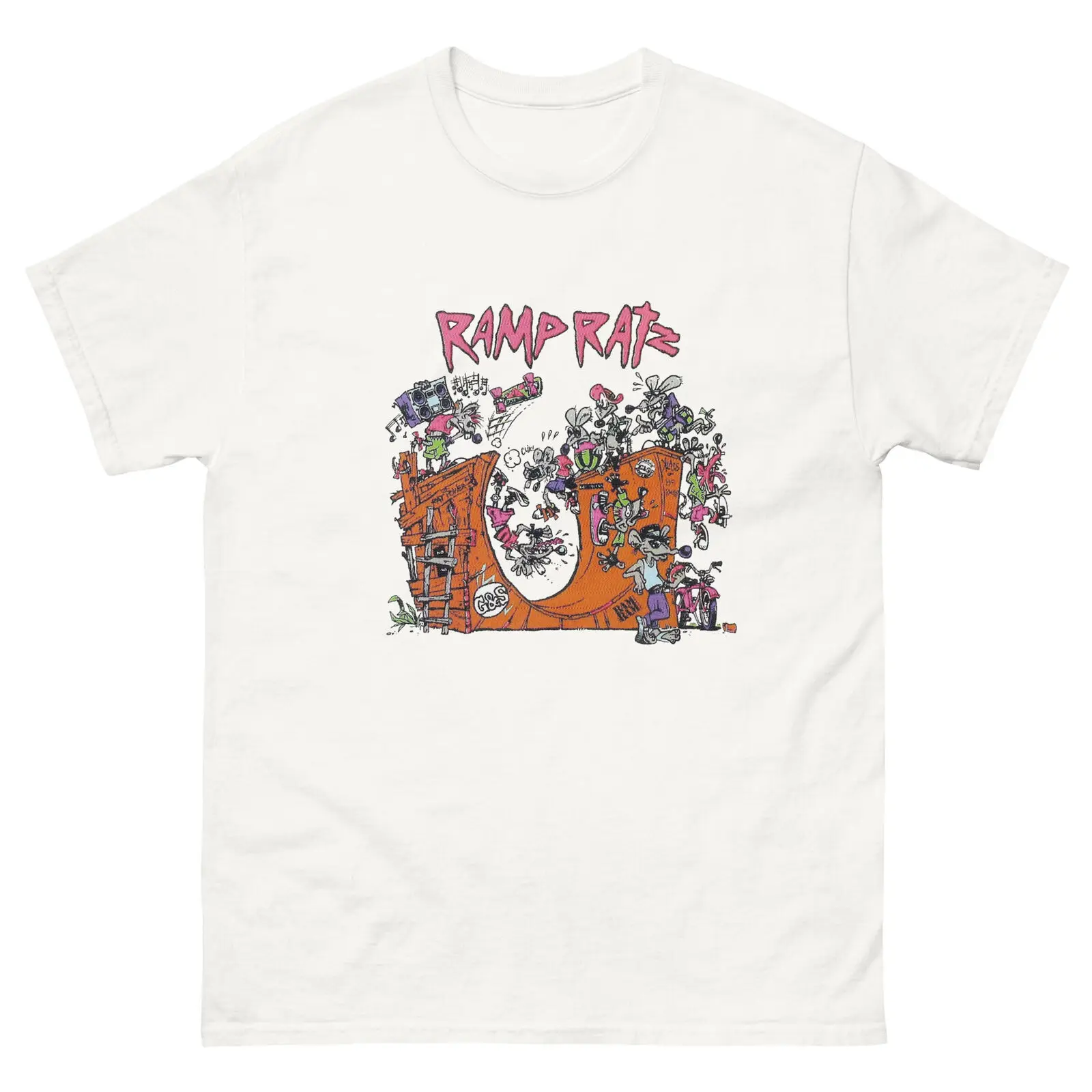 Ramp Rats Ratz Gordon E Smith Vintage Retro Skateboarding T Shirt Designs