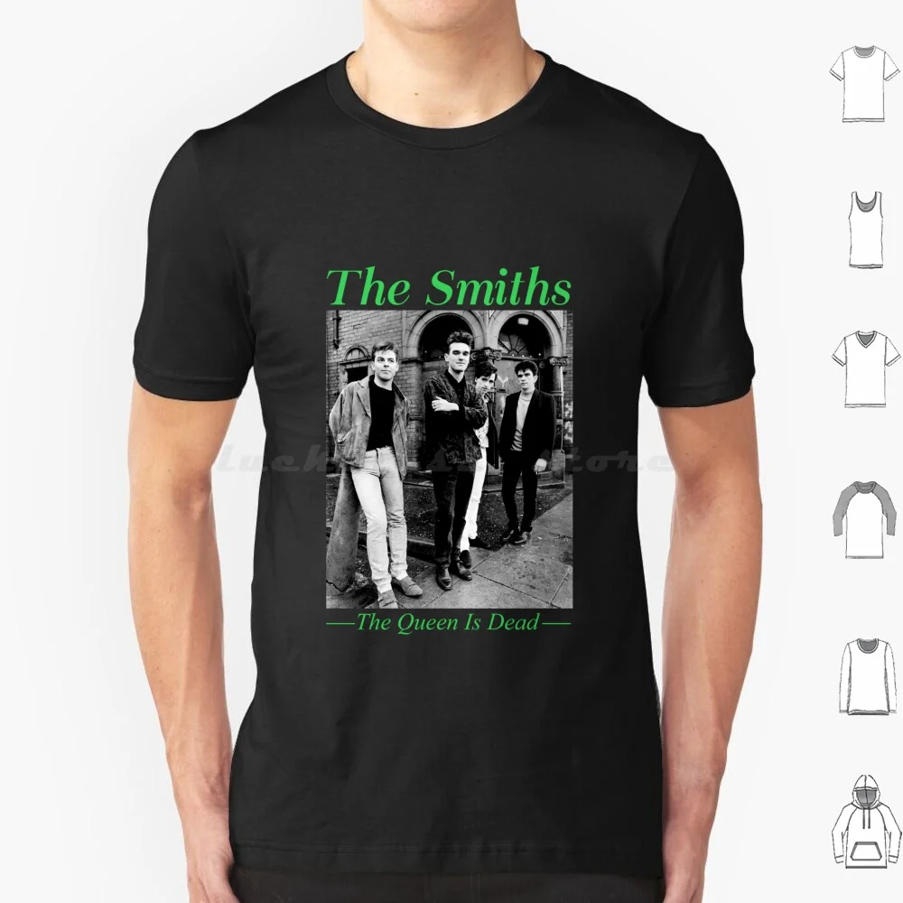 Gli Smiths. The Queen Is Dead Group T Shirt Big Size 100% Cotone The Smiths The Queen Is Dead Group The Smiths The Queen Is