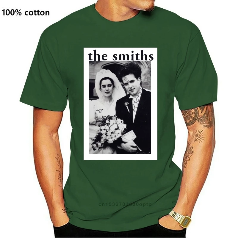 Robert Smith His Wife Mary Poole The Smiths T Shirt Black Cotton