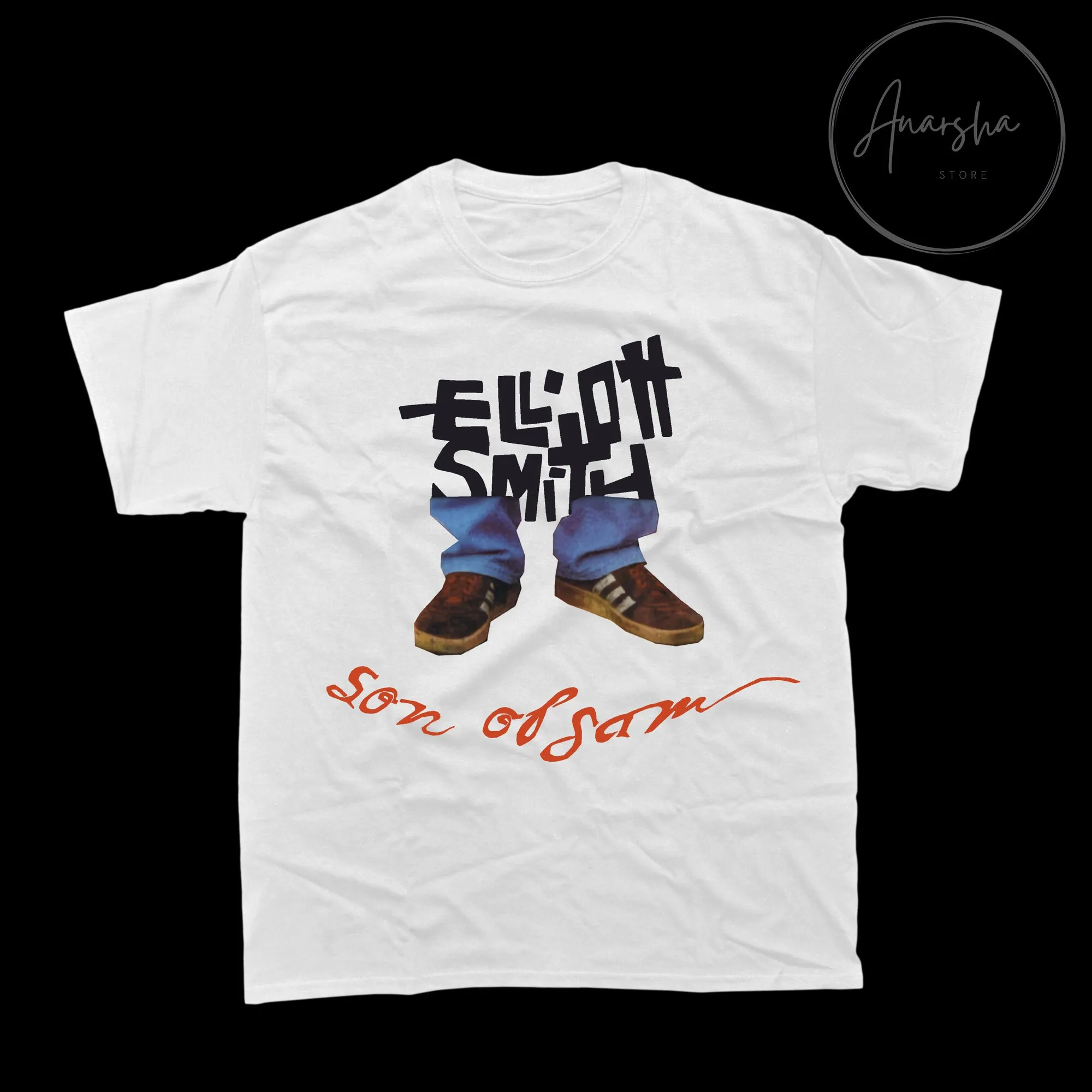 Maglietta Elliott Smith Merchandise Music Artist Graphic Tee Maniche Lunghe O Corte