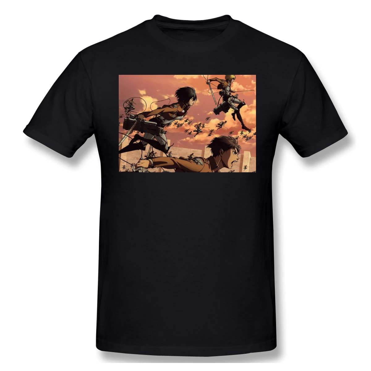 Man Attack On Armin,Erwin,Teen Titans,Erwin Smith Home T-Shirt Divertenti