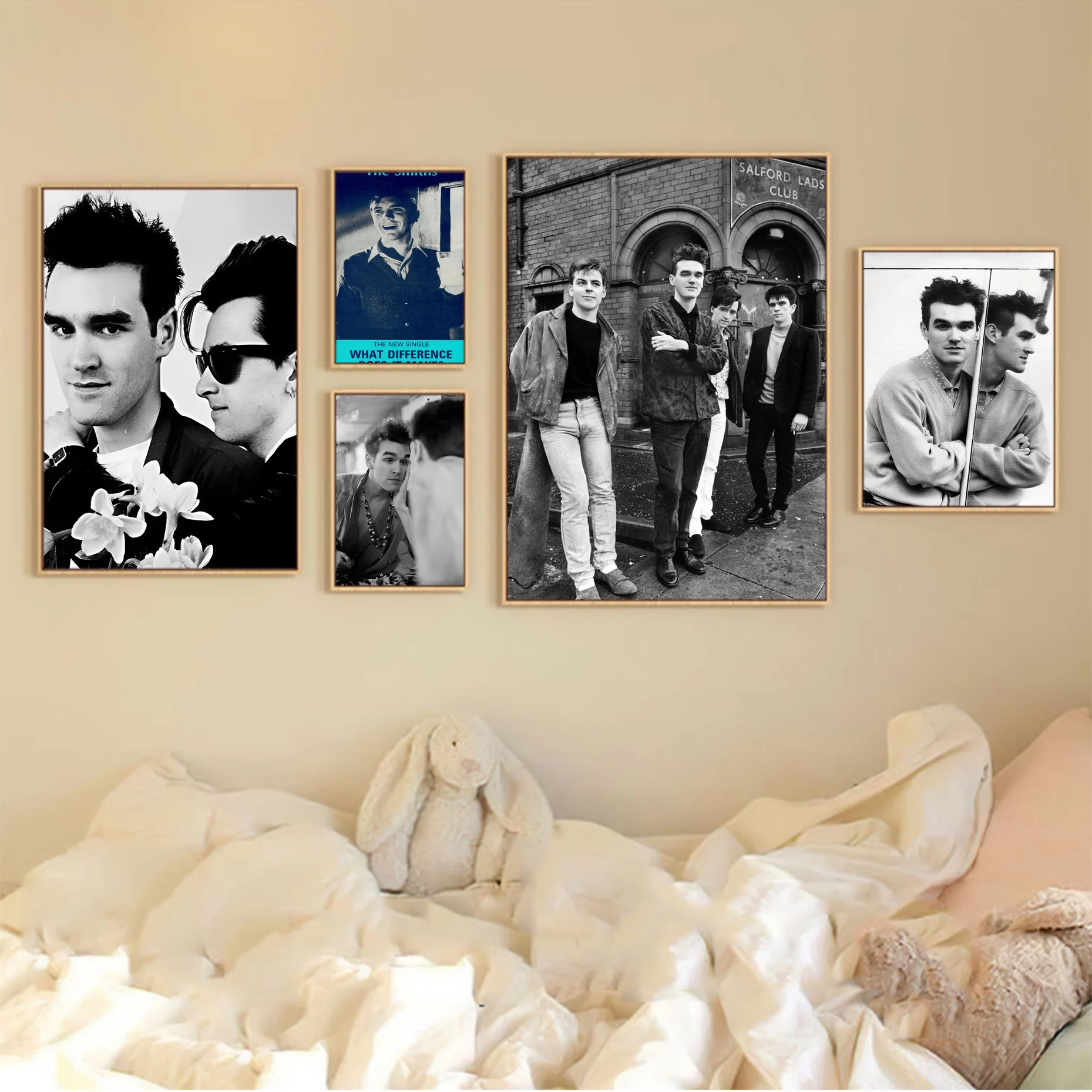 Rock Band The Smiths Whitepaper Poster Decoracion Pittura Wall Art White Kraft Paper Kawaii Room Decor
