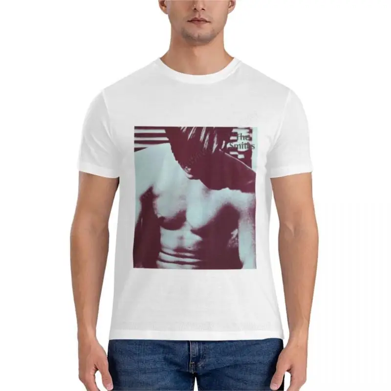 Maglietta Da Uomo In Cotone The Smiths T-Shirt Classica T-Shirt Nera Da Uomo Grafica Nera Per Uomo T-Shirt Nera Da Uomo