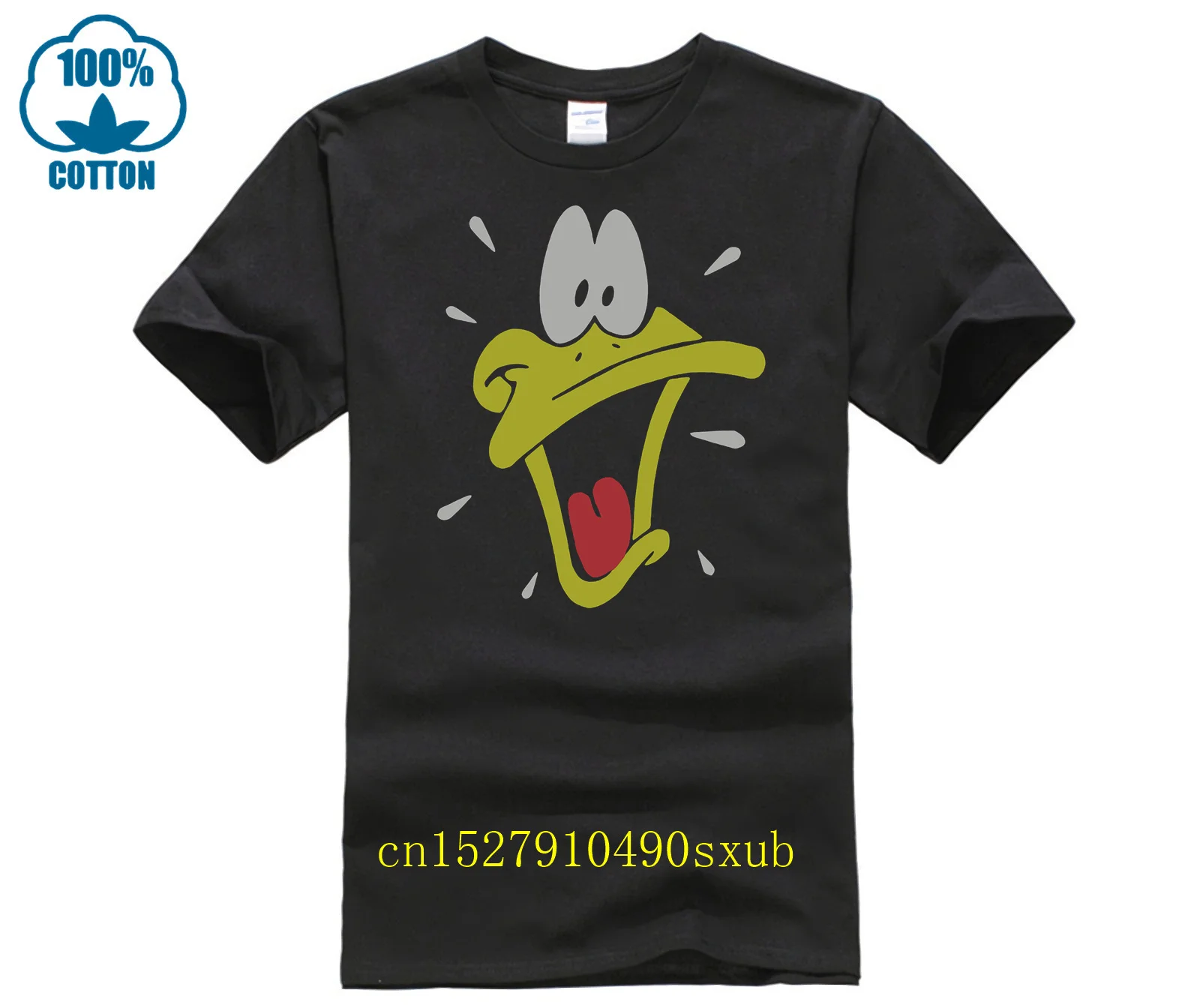 Maglietta Da Uomo Daffy Duck Sweat Face