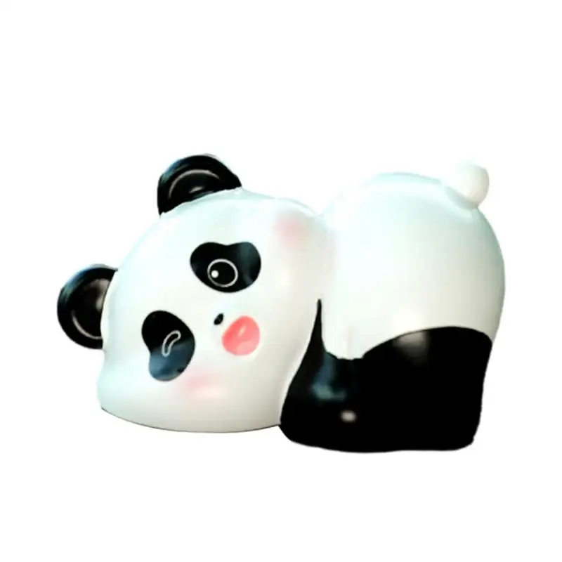 Panda Figure Car Dashboard Mini Panda Dolls Cute Panda Figurine Cartoon Auto Interior Accessory Car Interior Panda Doll