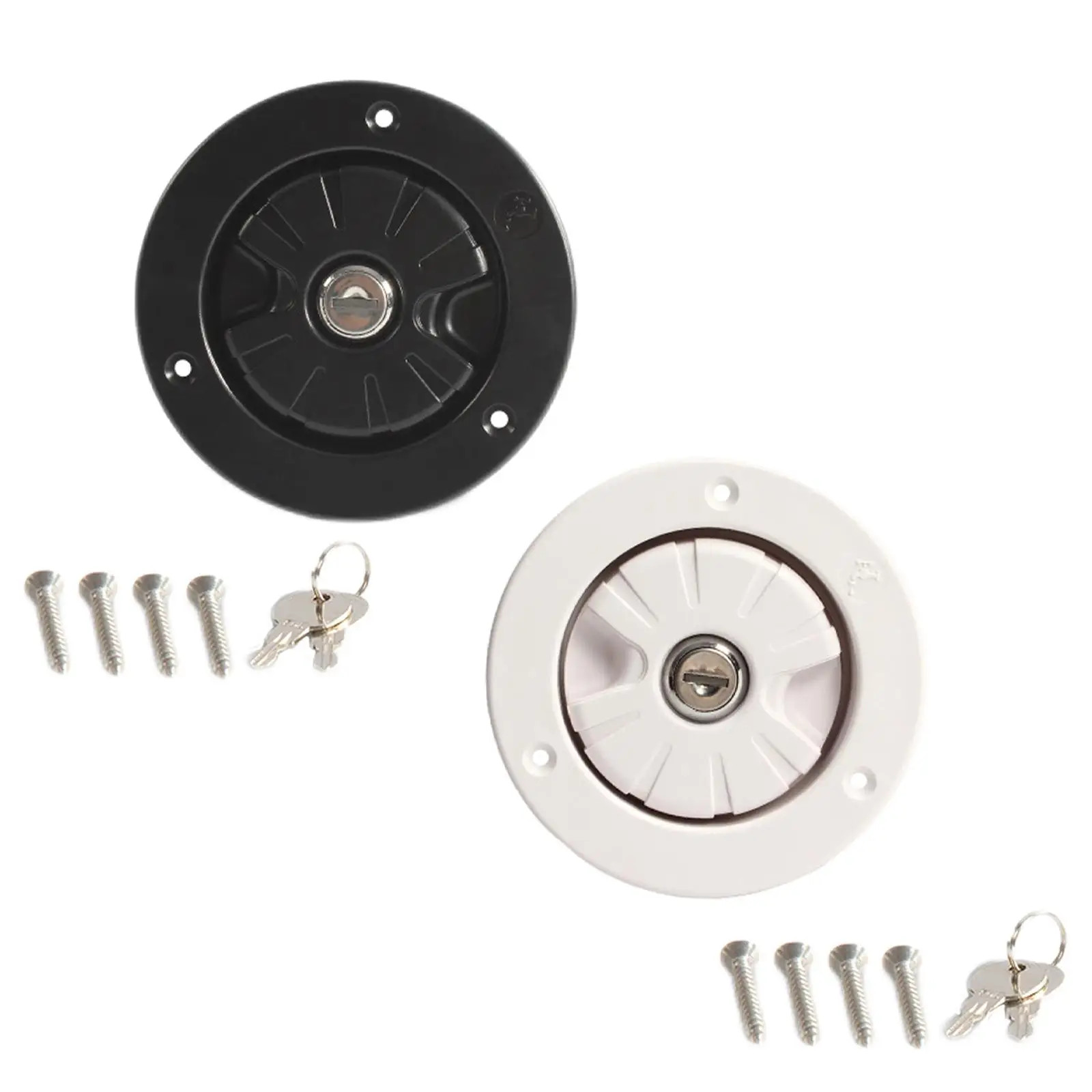 78Mm Gravity Water Inlet Filler Antipolvere Serratura Con Serratura Porta Dell'Acqua Piatto Di Riempimento Resistente Per Camper Rimorchio Camper