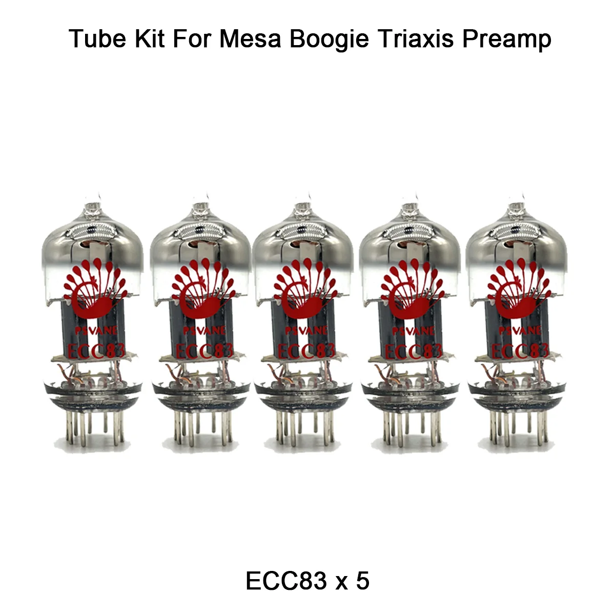 Kit Tubo Valvola Per Mesa Boogie Triaxis Preamp Psvane 5Pcs Ecc83 Amplificatore Tubo Di Potenza Vuoto Tubo Elettronico Amplificatore Per Chitarra Cabi