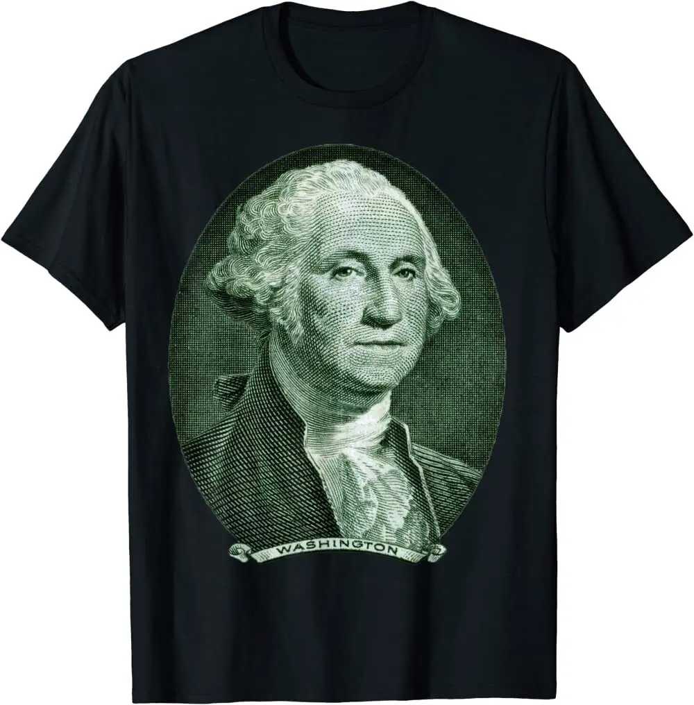 Nuovo Meglio Acquistare T-Shirt Premium George Washington Patriot Dollar Verde Scuro