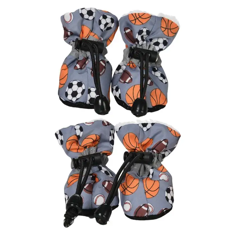 Stivali Caldi Per Cani 4 Pezzi Stivali Universali Per Cani Da Compagnia Per La Protezione Delle Zampe Protezioni Per Zampe Di Cane Per Corgi Doberman 