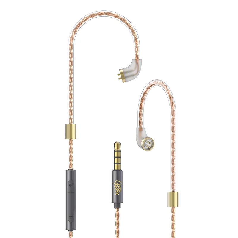 Operafactory Om1 2Pin 0.78 Millimetri Intrecciato 5N Ofc Cavo Dedicato Cavo Di Aggiornamento Di 2Pin Uso Per Om1 Tfz Con Volume Del Mic Di Controllo