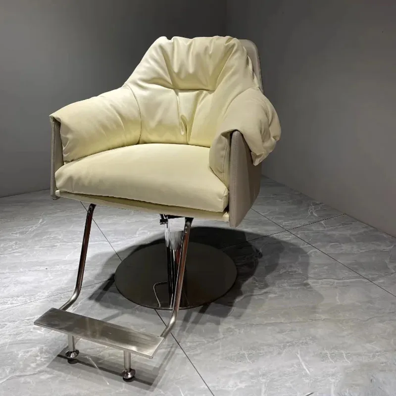 Dressing Barber Chair Luxury Comfort Woman Equipment Makeup Barber Chair Beauty Reclinabile Shampoo Silla Barero Home Furniture