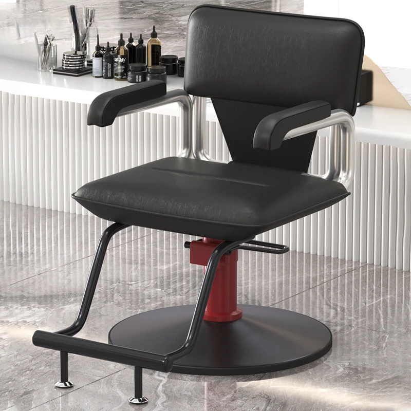 Beauty Rolling Barber Chairs Wheel Reclinabile Manicure Poltrone Da Barbiere Reclinabile Cadeira Cabeleireiro Mobili Commerciali Yq50Bc