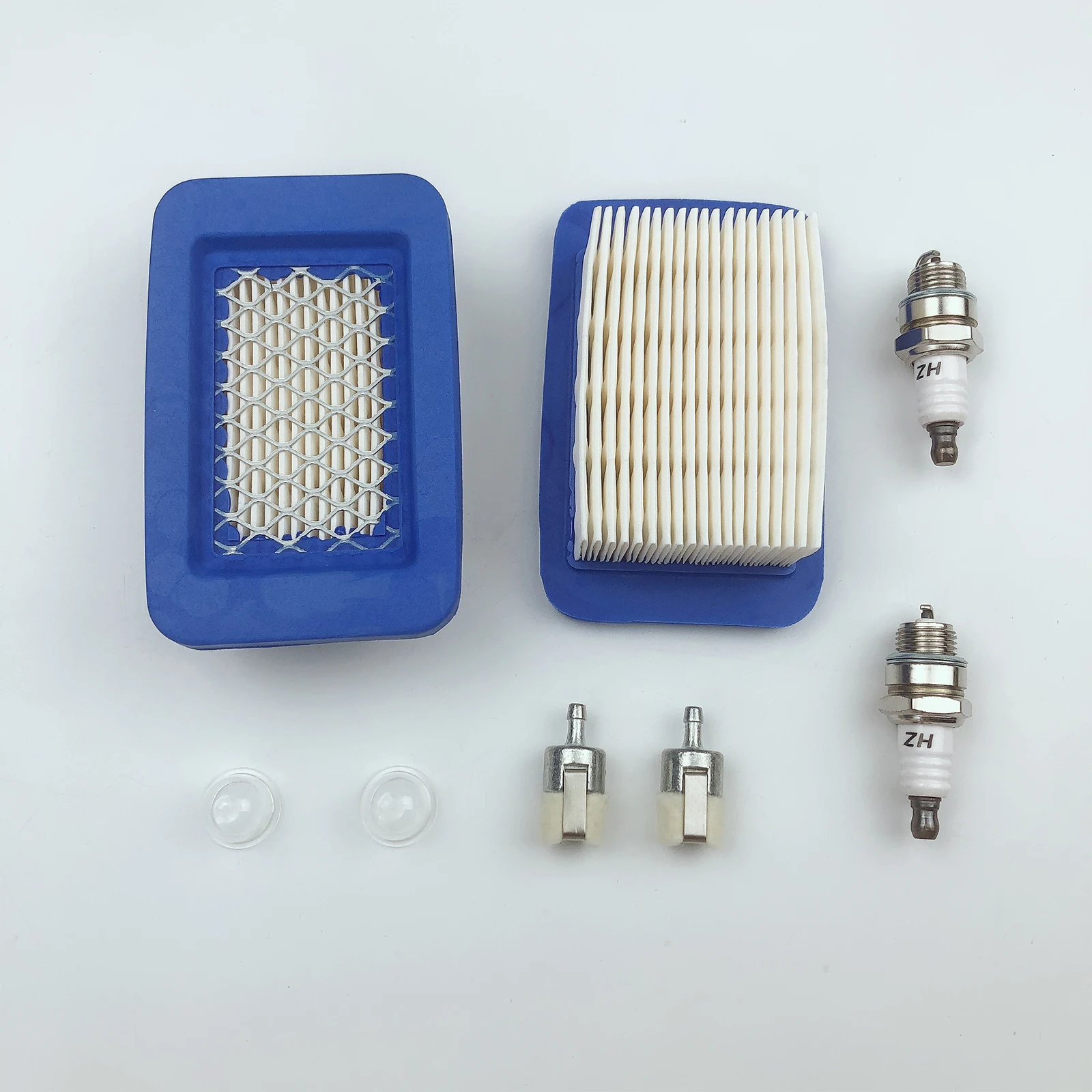 8 Pz Filtro Aria Candela Carburante Repower Tune-Up Kit Per Echo Zaino Leaf Blower 2 Tempi Motore Pb-403H Pb-403T Pb-413580T