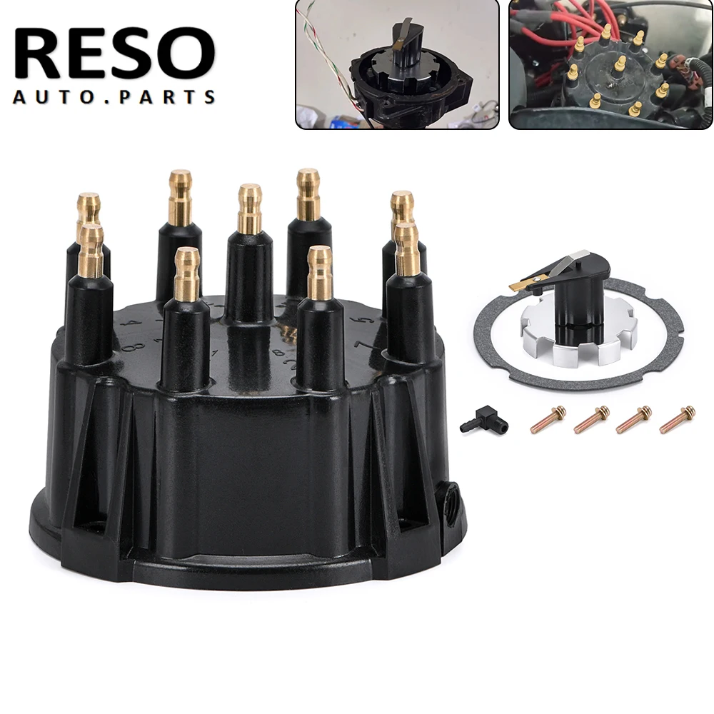 Kit Rotore Tappo Distributore Kit Tune-Up Per Motori Marinati V-8 Con Accensione Thunderbolt Iv & V Hei 805759Q3 805759T3 18-5273