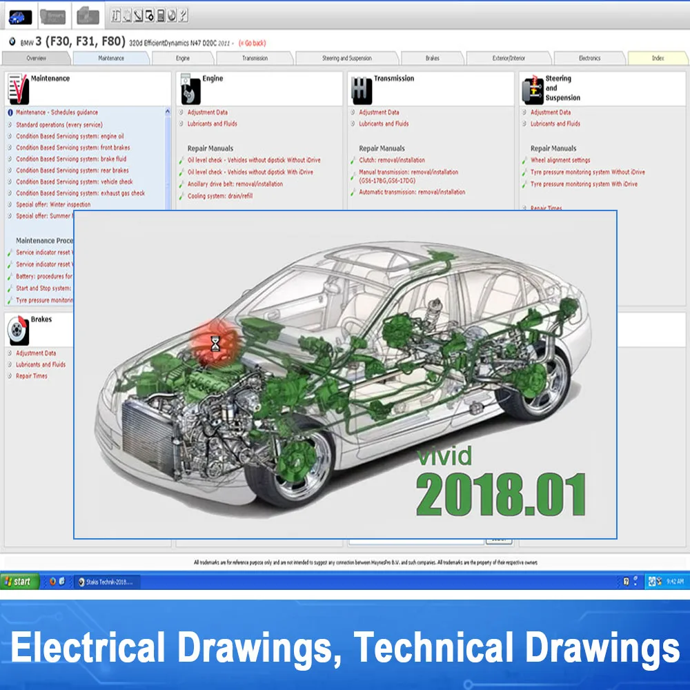 Vivid 2018 Hot Auto Motive Vivid Workshop Data Car Auto Repair Software Fino Al 2018 Vivid Workshop Data Link Spedizione Gratuita