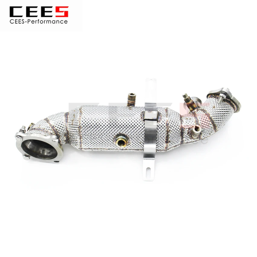 Sistema Di Scarico Cees Per Collettori Bwm Th4 420 425 428 430 Senza Catalizzatore Collettore Downpipe No Cat