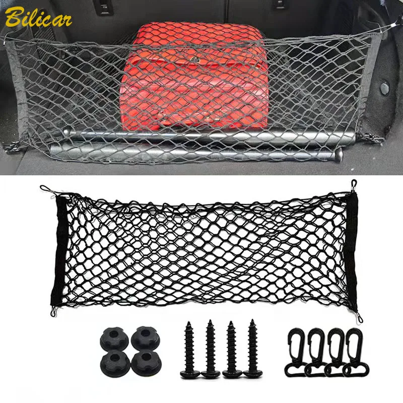 Car Rear Trunk Storage Mesh Organizer Net Trunk Storage Bag Per Opel Opc Line Astra H G J K F Zafira A B Corsa B C D Mokkav